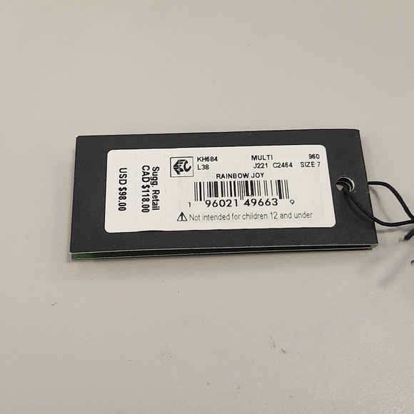 NWT Kate Spade Gold-Tone Rainbow Joy Baguette Ring SIZE 7 - Picture 5 of 5